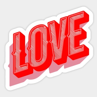 Beautiful love Sticker